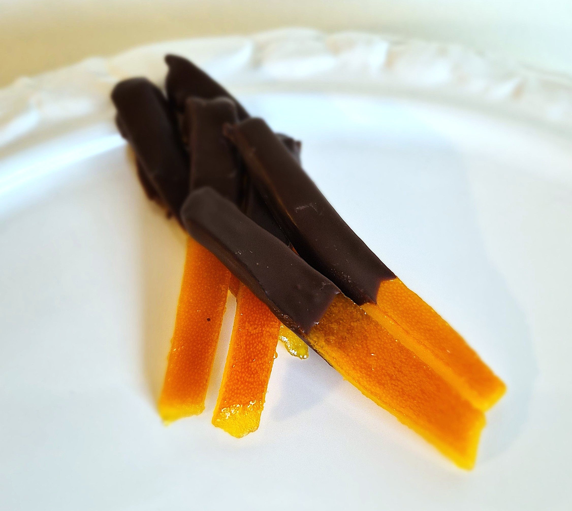 Candied Orange peel sticks